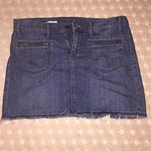 Converse jean skirt